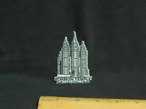 Mormon Temple ~ Salt Lake City, Utah ~ 2.5'' Rubber Magnet ~ Ltd Souvenir USA - Picture 1 of 5