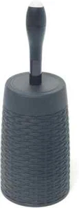 Addis 517484 Faux Rattan Round Toilet Brush Set with Internal Detergent Injecti - Picture 1 of 8