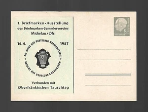 KORBMUSEUM KORBINDUSTRIE 1957 DEUTSCHE POST POSTKARTE ENTERO POSTAL - Imagen 1 de 1
