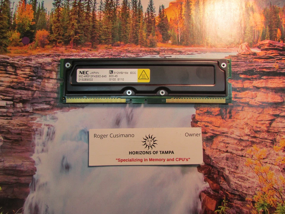 NEC 512MB MC-4R512FKE8D-845 DIMM Memory Module - SINGLE - Image 1 of 1