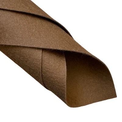 1mm Brown Merino Wool Felt Sheet 8 x 11"   No. 16 - Sydney Based Seller - Image 1 of 2