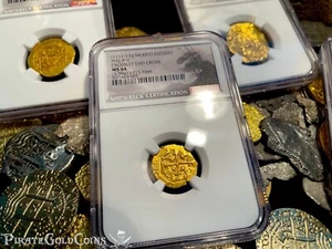 POP TOP!!! MEXICO 300th Ann. ESCUDO 1711-13 “1715 FLEET NGC 64 PIRATE GOLD COINS - Picture 1 of 12