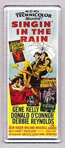 SINGIN' IN THE RAIN - movie poster 'WIDE' FRIDGE MAGNET - Gene Kelly Classic! - Foto 1 di 1