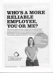 Publicidad impresa del Congreso Nacional de Síndrome de Down 2009 - Imagen 1 de 2