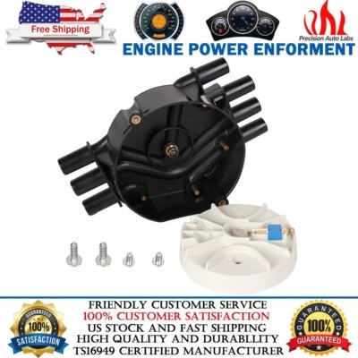 Ignition Distributor Cap and Rotor Kit For Chevrolet Astro S10 GMC Jimmy V6 4.3L - Image 1 of 4