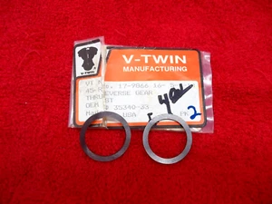 2 Transmission Reverse Gear Thrust Washer for Harley Davidson by V-Twin (HD-734) - Picture 1 of 2