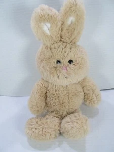 2015 Animal Adventure Sweet Sprouts Tan Bunny Pink Nose Rabbit Brown Plush 12" - Picture 1 of 7