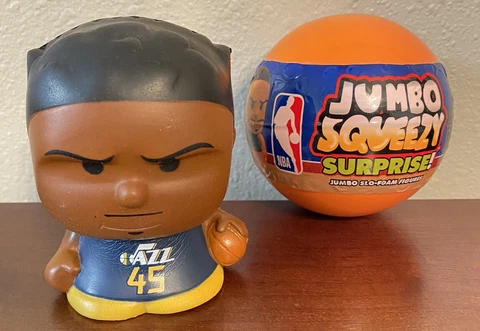 NBA 2022 Jumbo Squeezy Surprise~Donovan Mitchell~Utah Jazz 5” Ball Cover