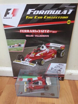 1/43 F1 Formula 1 Auto Collezione - 1977 Ferrari 312T2 Gilles Villeneuve #48 - Immagine 1 di 2