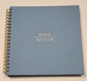 Mind-Matter Goal Achievements-Action-Oriented Journal by Mara Mi Blue Glitter HB - Picture 1 of 6