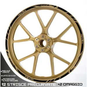 Profils Adhésifs Sport Roue Noir Pour Aprilia 1000 RSV 4 R 2010-2018 - Picture 1 of 1