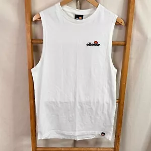 Ellesse Tank Top Shirt Mens Extra Small White - Picture 1 of 9