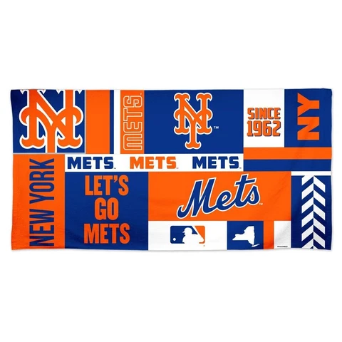 NEW YORK METS SINCE 1962 30"X60" SPECTRA BEACH TOWEL NEW WINCRAFT 👀 Cover