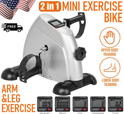 Máquina Ejercitadora Pedal Mini Bicicleta de Ejercicio Pie Brazo y Pierna Recuperación Pedal Regalos Foto 1 de 4
