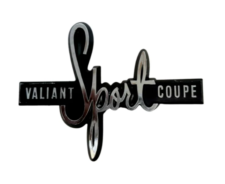 Plymouth Duster Valiant Sport 1970 cupé guardabarros placa de identificación emblema 3446784 nuevo en stock Foto 1 de 4