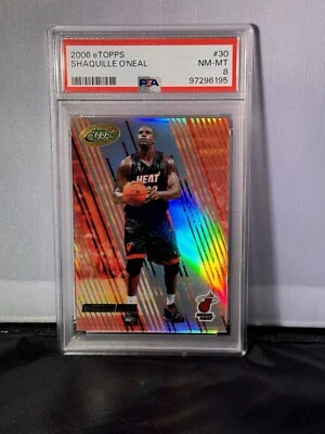2006-07 eTopps - #30 Shaquille O'Neal 057/413 PSA 8 new slab - Image 1 of 2