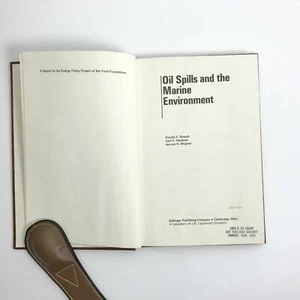 Oil Spills and the Marine Environment by Donald F Boesch 1974 Ex-library copy - Picture 1 of 8
