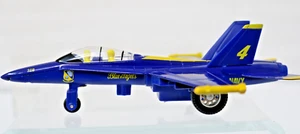 US Navy Blue Angel Die Cast PullBack Power 6.5"X5" #4 F/A-18 Daron 5529 - Picture 1 of 6