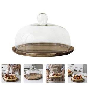  1 Satz Multifunktions-Kuchen-Tablett Holzkuchenplatte - Bild 1 von 12