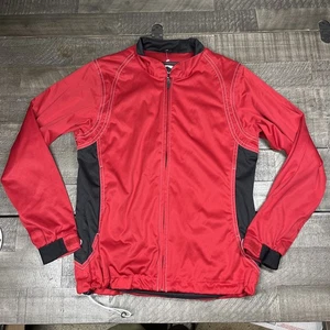 Sun Mountain Rainflex Jacket Mens Small Red Full Zip Waterproof Lightweight - Picture 1 of 11