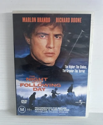 The Night Of The Following Day - DVD - Region 4 - Marlon Brando - FREE POST - image 1 of 2