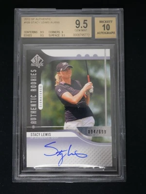 2012 SP Authentic #108 Stacy Lewis BGS 9.5 #/699 - Image 1 of 2