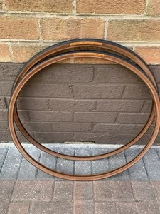 Vintage Continental Sport 1000 Bike Tyres x2 23-622 700x23c Black - Picture 1 of 15