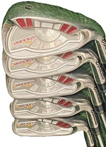 TaylorMade Burner HT Iron Set 5,6,7,8,9 RH 85g Stiff Steel 5i 38" Nice Condition - Picture 1 of 15
