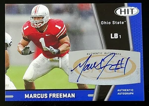 2009 Sage Hit Marcus Freeman ROOKIE AUTO Ohio State Notre Dame - Bild 1 von 2