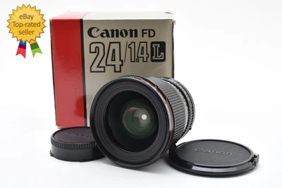 ▶️Super Rare! [Unused] Canon New FD NFD 24mm f1.4L MF Wide Angle Lens From JAPAN - Image 1 of 4