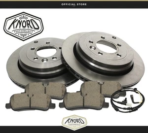 JUEGO KIT DE DISCOS DE FRENO TRASEROS, PASTILLAS Y SENSOR DE DESGASTE LAND ROVER DISCOVERY 3 2.7 TDV6 - Imagen 1 de 1