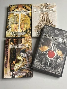 LOT Death Note Paperback Manga Graphic Vol 10 11 12 + 13 How To Read Shonen Jump - Imagen 1 de 2