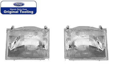 1985 1/2-1986 Ford Mustang OEM SVO Headlights Set Driver & Passenger Side LH RH - Image 1 of 4