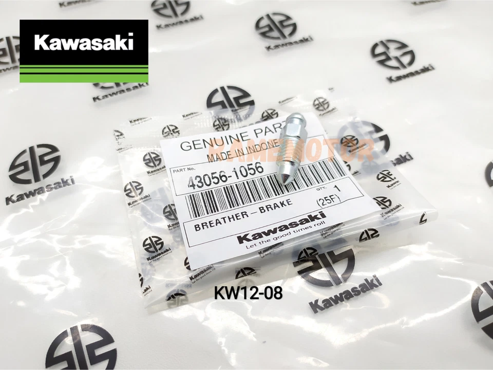 KAWASAKI KX85 250 KDX 200 ZX 6 14 NINJA VERSYS KLE BREATHER BRAKE SCREW GENUINE - Image 1 of 4
