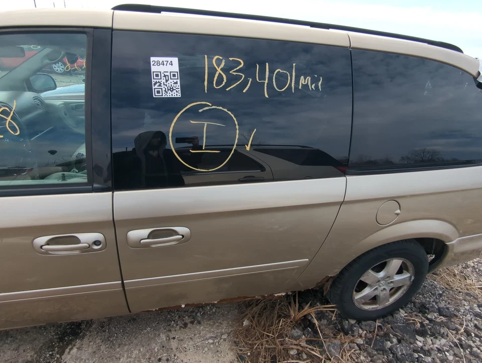 2001-2007 Dodge Caravan Passenger Rear Door Window Oem G137S - Изображение 1 из 1