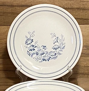 SET 4 - CORELLE COLONIAL MIST - 10 PIATTI DA 1/4" - BLU E BIANCO - USATI IN OTTIME CONDIZIONI - Foto 1 di 6