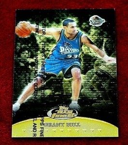 1999 TOPPS TEAM FINEST #TF9 GRANT HILL 178/250 GOLD-RARE IN PLASTIC 99'  (B-547)