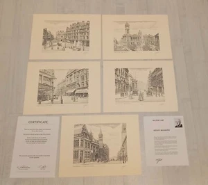 Master Drawings Art Prints Birmingham 43 of 980 Limited Edition Walter Tjart - Bild 1 von 10
