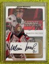 2003-04 BAP Ultimate Memorabilia Autographs GOLD #41 - Martin Prusek /35