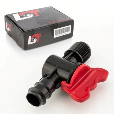 Absperrhahn Kugelhahn für PE-Rohr Schlauch Tropfanlage Gartenbewässerung 20x1/2" - Bild 1 von 4