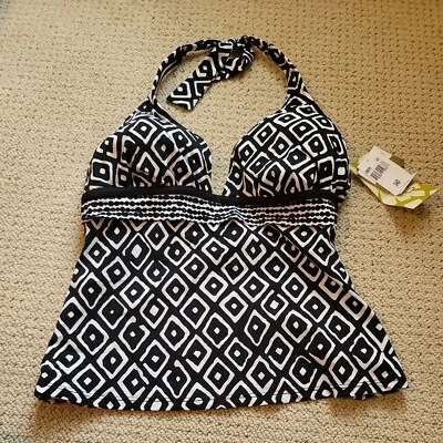 2 blusas de banho femininas de bambu pretas tamanho 34D média  - Imagem 1 de 4