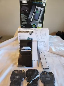 Sharper Image Bluetooth Wireless Handset Cell Phone Charger iPhone 4 & 5 Samsung - Picture 1 of 9