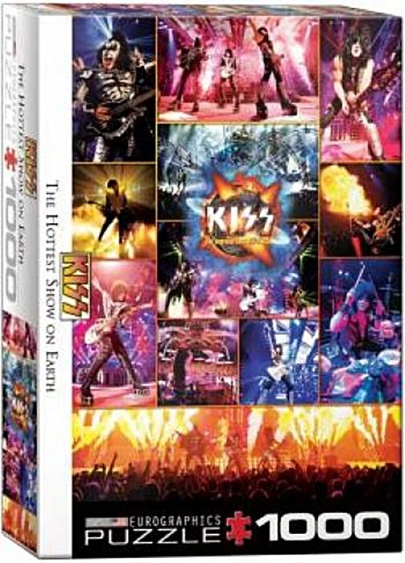 Kiss Hottest Show On Earth 1000pc jigsaw puzzle by Eurographics 680mm x 490mm - Image 1 of 1
