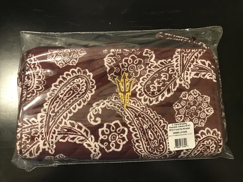 New Vera Bradley Arizona State Wristlet Wallet Bandana NWT  Bandana Sun Devils Cover