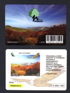 Italia 2024 - Parco dei Nebrodi - tessera filatelica - Picture 1 of 1