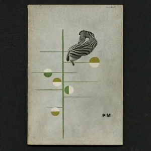 1938 Paul Rand P-M MAGAZIN seltenes Original Grafikdesign + Typografie Journal - Bild 1 von 2