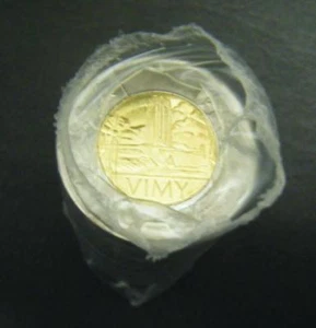 2017 Canada $2 The Battle of Vimy Ridge 100th Anniversary Toonie coin Roll - Picture 1 of 1