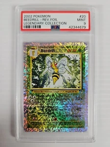 2002 Pokémon TCG Beedrill-Rev. Foil #20/110 Legendary Collection PSA 9 - Bild 1 von 2