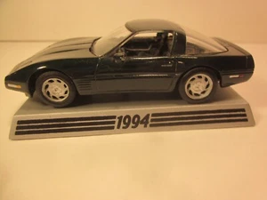 DANBURY MINT 1/43 DIECAST CORVETTE, 1994 DK. GRN 300 HP COUPE 50th ANNIV. SERIES - Picture 1 of 8
