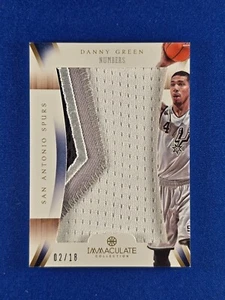 2012-13 Panini Immaculate Numbers #IP-DG Danny Green /18 Game Used Jumbo Patch - Picture 1 of 4